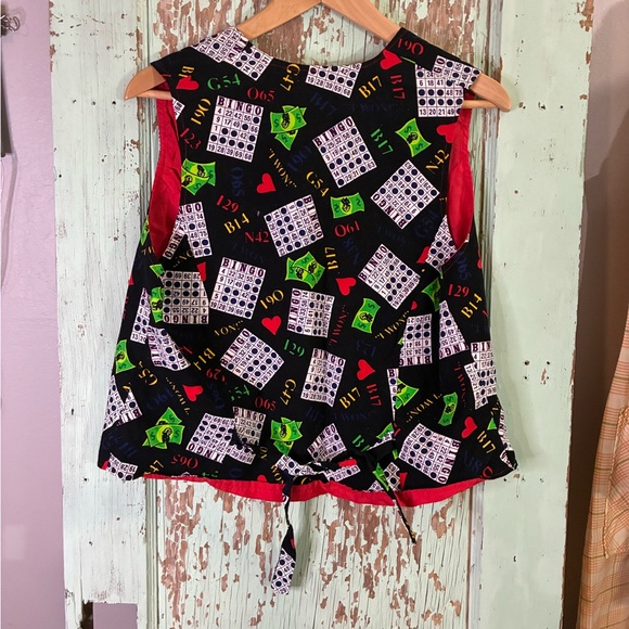 Colorful Bingo Pattern Vest - Picture 2 of 4